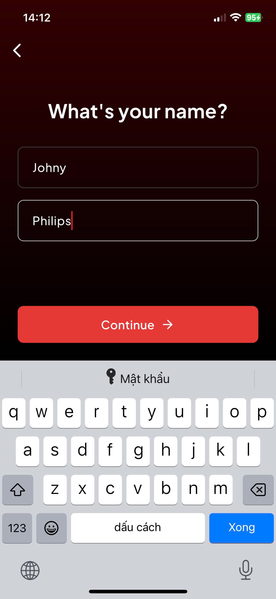 Aperçus de l'application 6