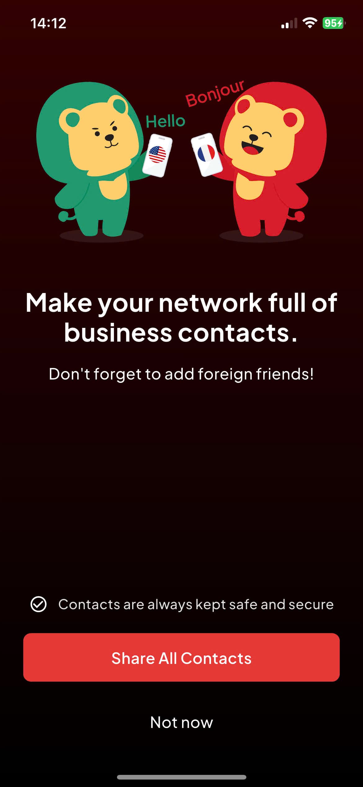 Aperçus de l'application 7