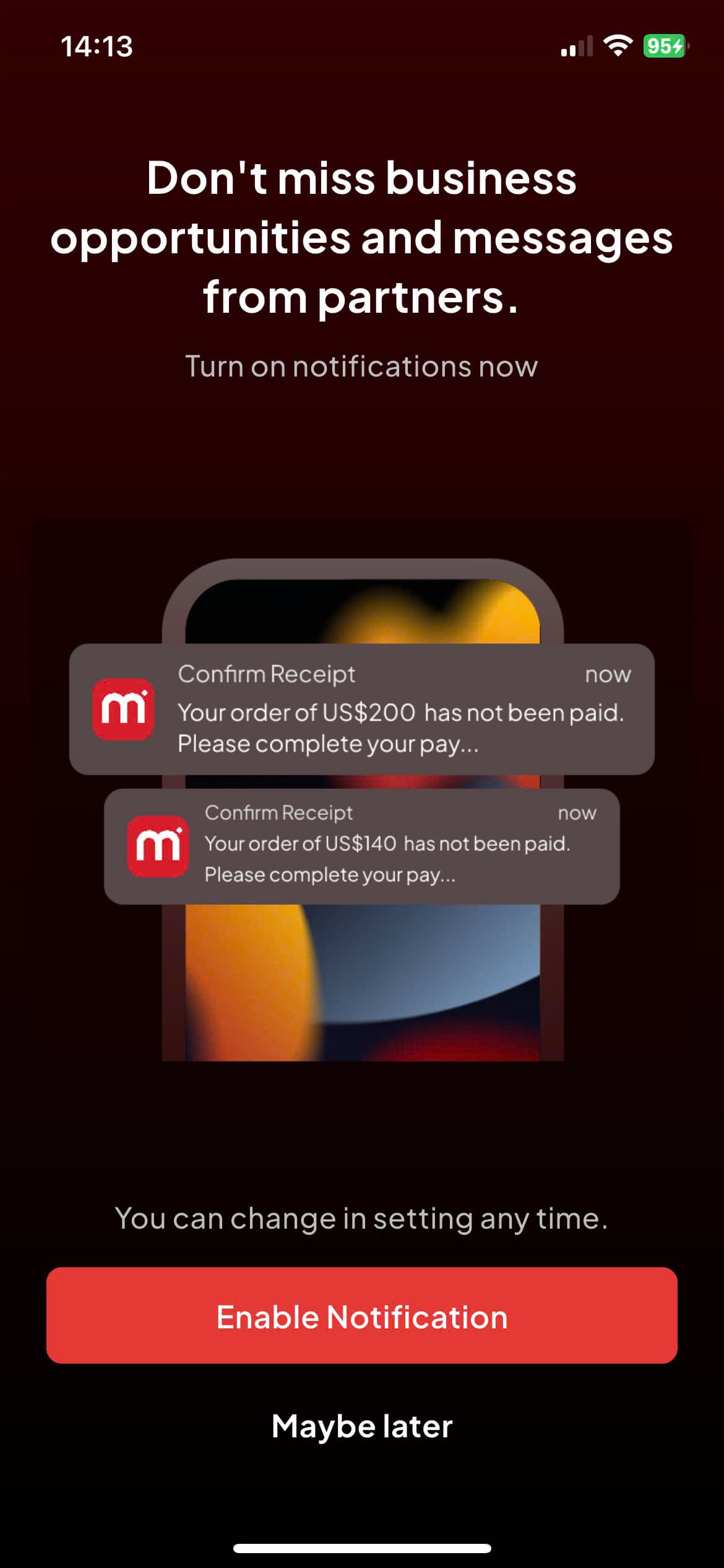 Aperçus de l'application 10